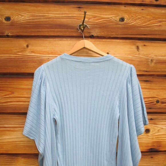 Ted Baker Cashmere Wool Balloon Sleeve Knit Sweater - Picture 7 of 9